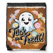 Trick or Treat Halloween Candy back Bag