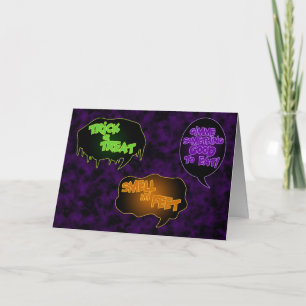 Trick or Treat Halloween Card
