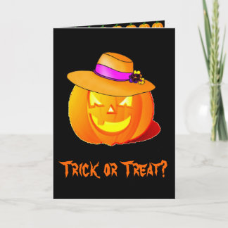 Trick or Treat Halloween Card