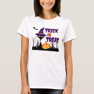 Trick or Treat - Halloween Cat - Woman's T-Shirt