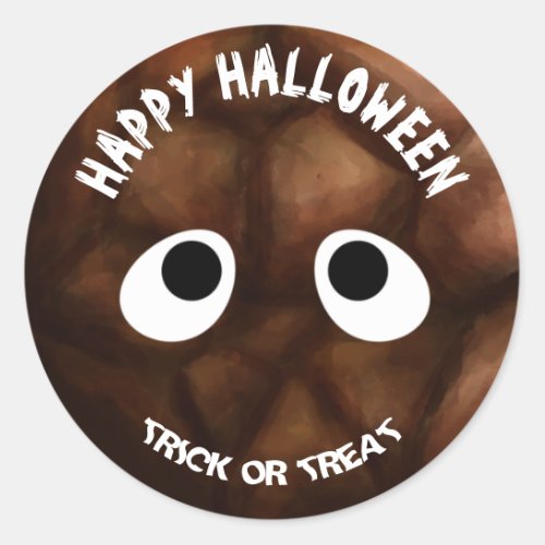 Trick Or Treat Halloween Classic Round Sticker