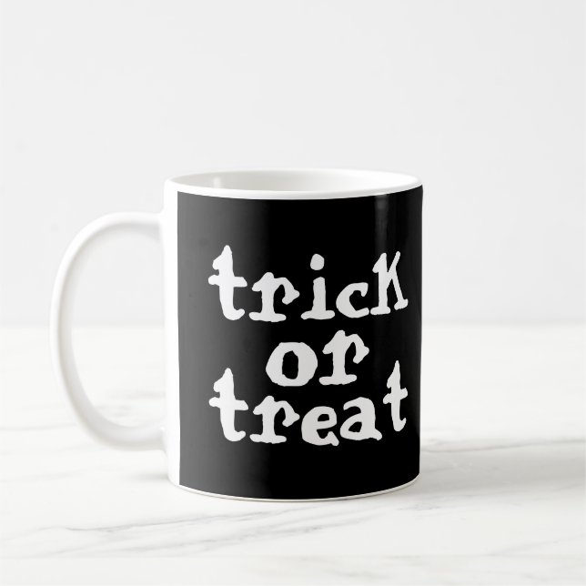 Trick Or Treat Halloween Coffee Mug (Left)
