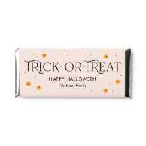 Trick Or Treat Halloween Custom Chocolate Bar