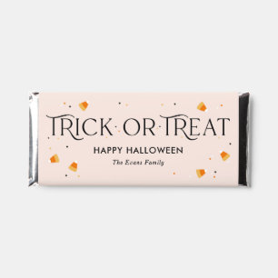 Trick Or Treat Halloween Custom Chocolate Bar