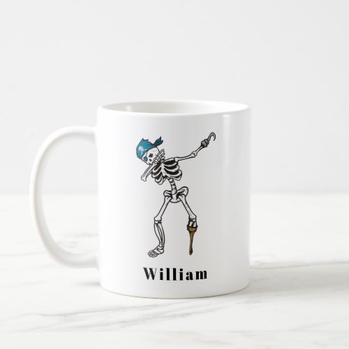 Trick or Treat Halloween Dabbing Pirate Custom Coffee Mug