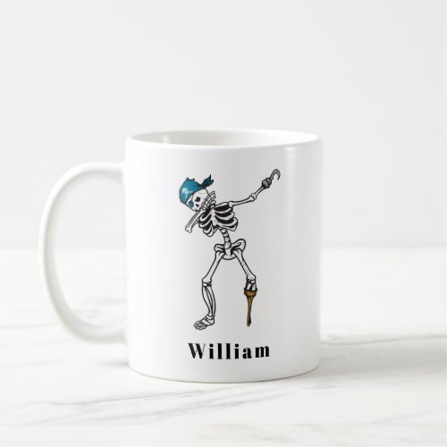 Trick or Treat Halloween Dabbing Pirate Custom Coffee Mug