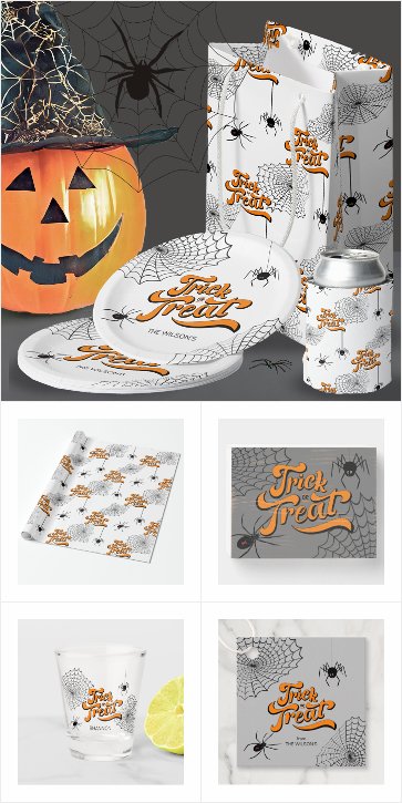 Trick or Treat Halloween Decor and Party Supplies