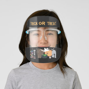 Trick or Treat Halloween Kids' Face Shield