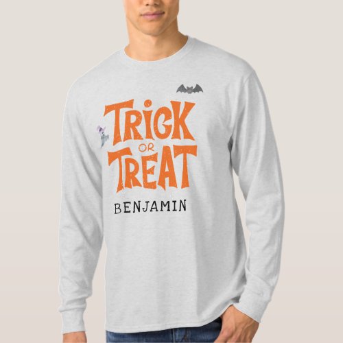 Trick or Treat Halloween Family Matching Costume T_Shirt