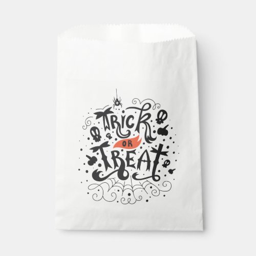 Trick or Treat Halloween  Favor Bag