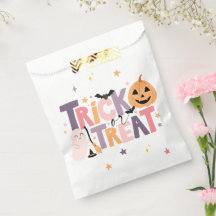 Trick or Treat Halloween Favor Bag Treats Bag
