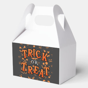Trick or Treat Halloween Favor Boxes