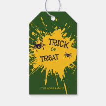 Trick or Treat Halloween Favor Treat Bag