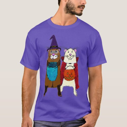 Trick or Treat Halloween Ferrets  T_Shirt