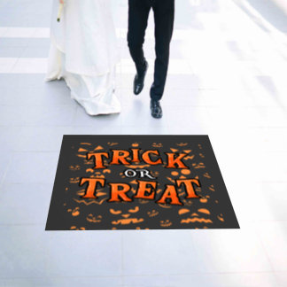 Trick or Treat Halloween Floor Decals For Party