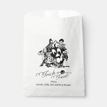 Trick Or Treat Halloween Fun Costume Party Favor Bag by thepapershoppe at Zazzle