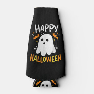 Trick Or Treat Halloween Ghost Bottle Cooler