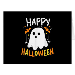 Trick Or Treat Halloween Ghost Cards