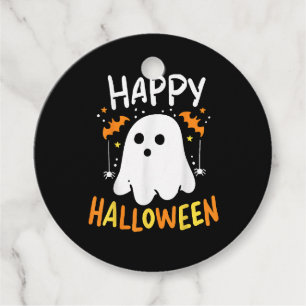 Trick Or Treat Halloween Ghost Favor Tags