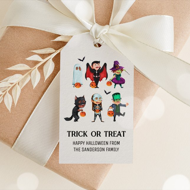 Trick or Treat Halloween Gift Tag (Trick or Treat Halloween Gift Tag)