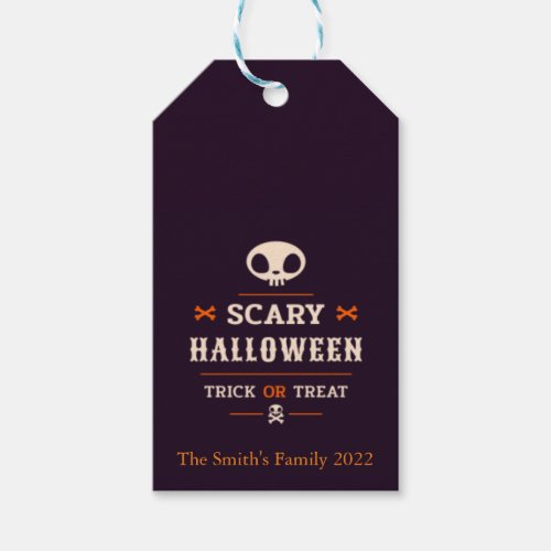 Trick or Treat Halloween  Gift Tags
