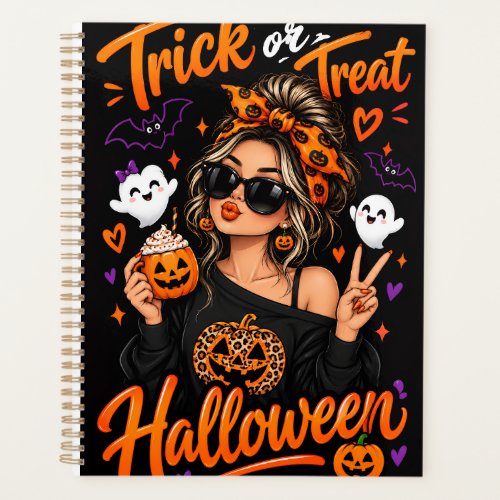 Trick or Treat Halloween Girl – Cute Spooky Hallow Planner