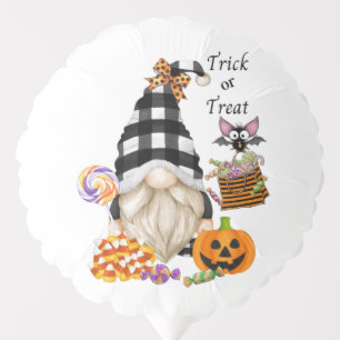 Trick or Treat Halloween Gnome Balloon
