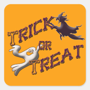 Trick or Treat Halloween Graphic Stickers