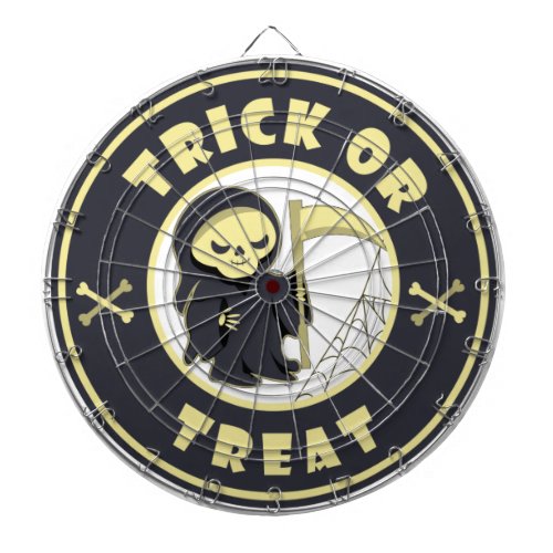 Trick or treat Halloween grim reaper character Dart Board