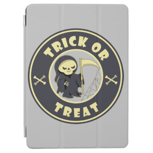 Trick or treat Halloween grim reaper character iPad Air Cover