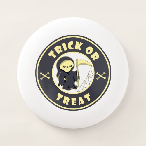 Trick or treat Halloween grim reaper character Wham_O Frisbee