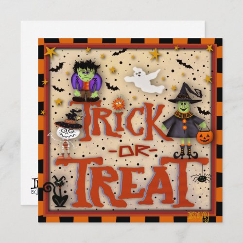 Trick or Treat Halloween Inspirivity Holiday Card