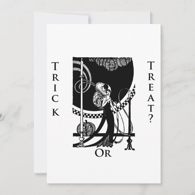 Trick or Treat? Halloween Invite (Front)