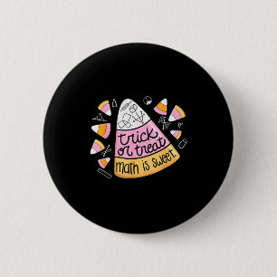 Trick Or Treat Halloween Math Is Sweet Candy Corn Button