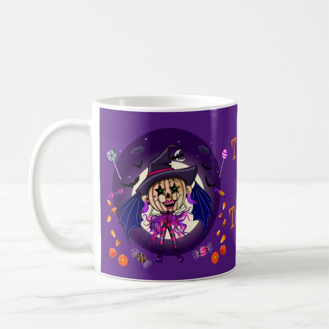 Trick or Treat Halloween mug (Left)