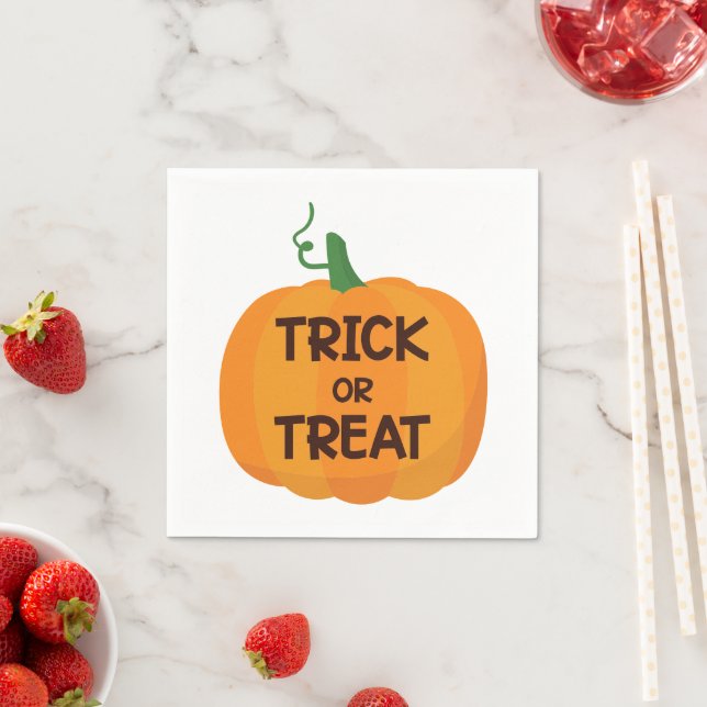 Trick or Treat Halloween Napkins (Insitu)