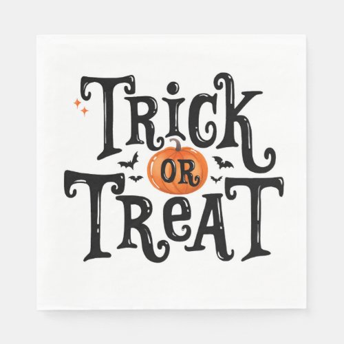 Trick or Treat Halloween Napkins