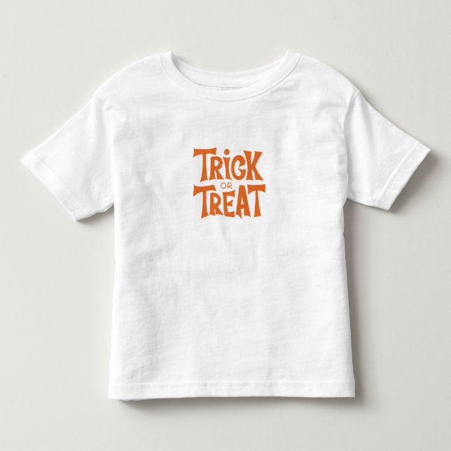 Trick or Treat Halloween Outfit Toddler T-shirt (Front)
