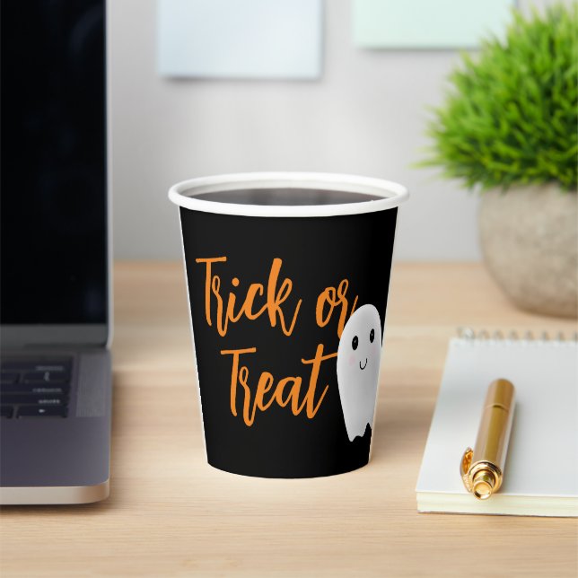 Trick or Treat Halloween  Paper Cups (Insitu)