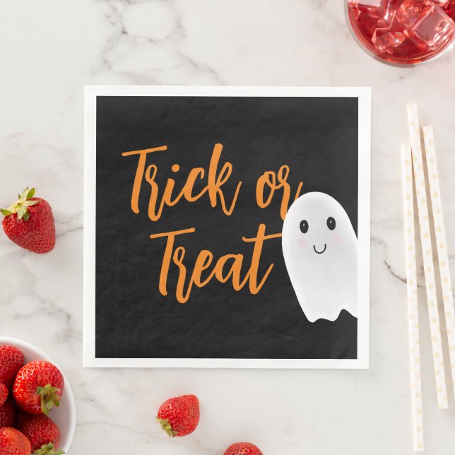 Trick or Treat Halloween  Paper Dinner Napkins (Insitu)