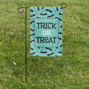 Trick or Treat Halloween Party Bats Garden Flag