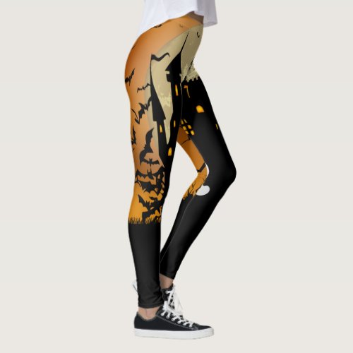 Trick Or Treat Halloween Party Boo Leggings