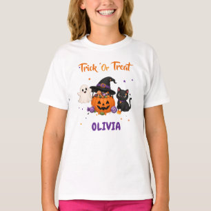 Trick or Treat Halloween Party Favor Gift T-Shirt