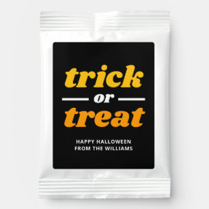 Trick or Treat Halloween Party Favor Hot Chocolate Drink Mix