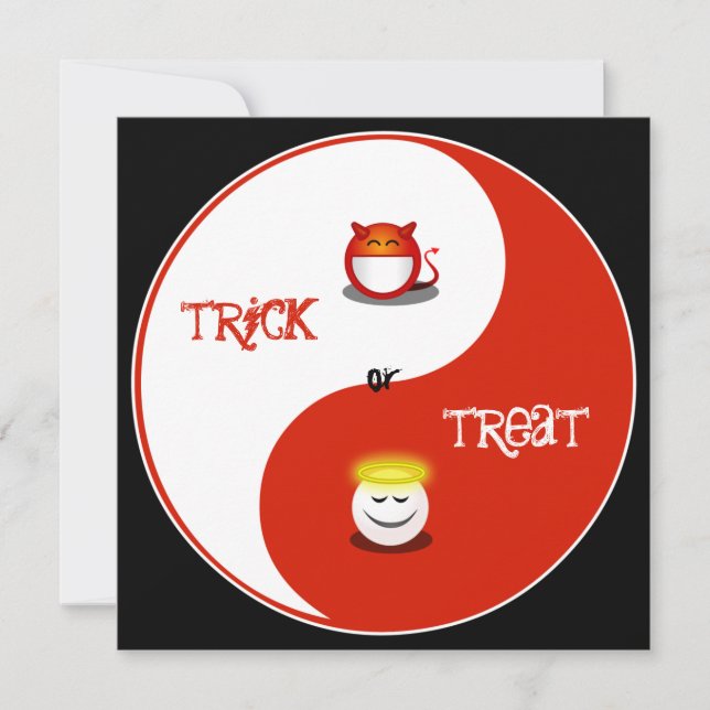 Trick or Treat Halloween Party Invitation (Front)