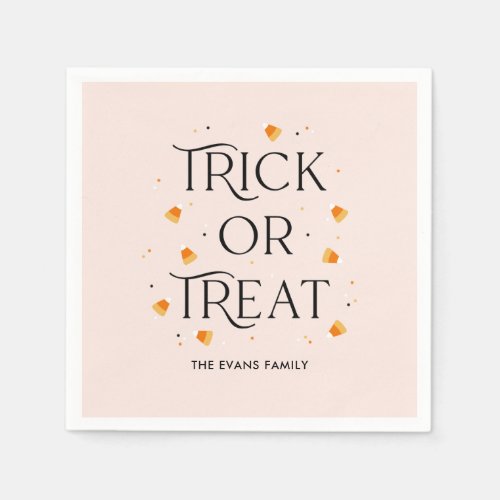 Trick or Treat Halloween Party Napkins