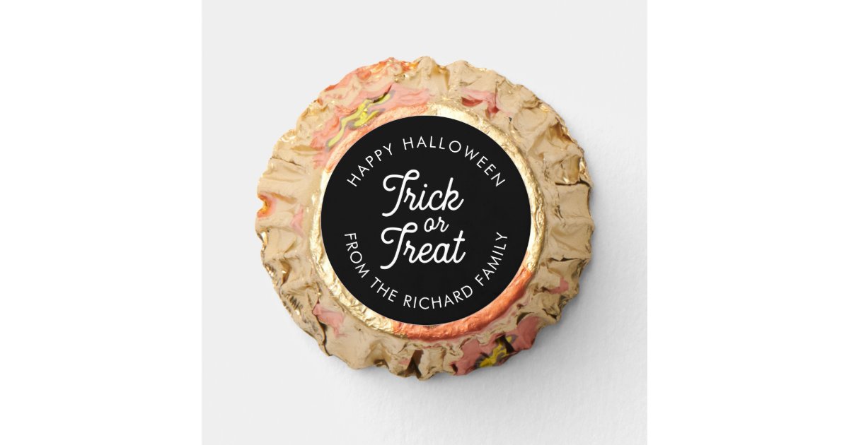 Trick or Treat Halloween Personalized Reese's Pean Reese's Peanut ...