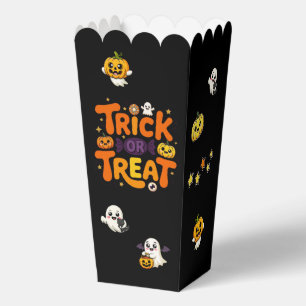 Trick or Treat Halloween Popcorn Favor Box