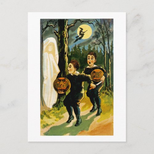 Trick or Treat Halloween Postcard