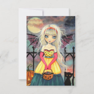 Trick or Treat Halloween Postcard